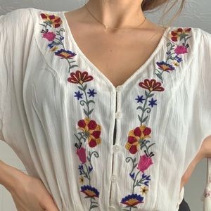 Band of Gyspsies Cropped Blouse